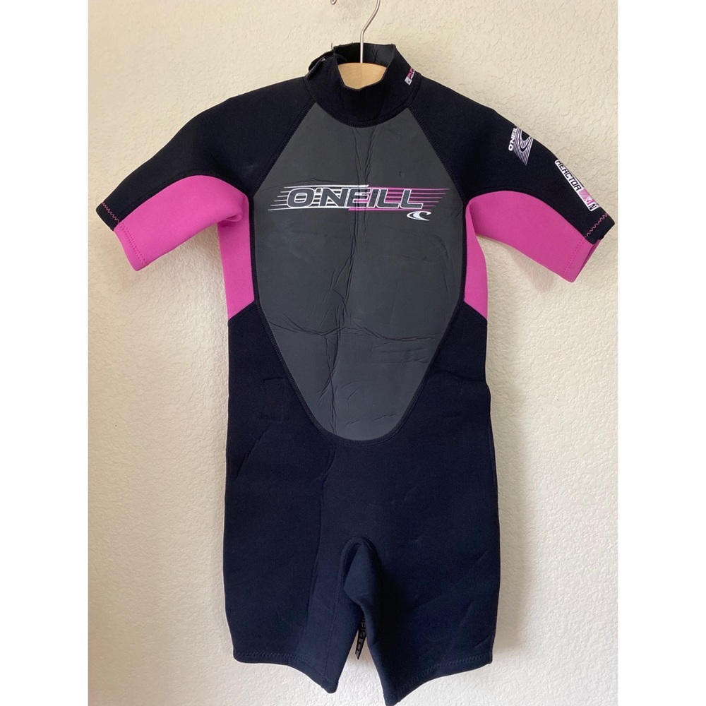 O'Neill Youth Wetsuit  Size 8 Pink/Black Girls